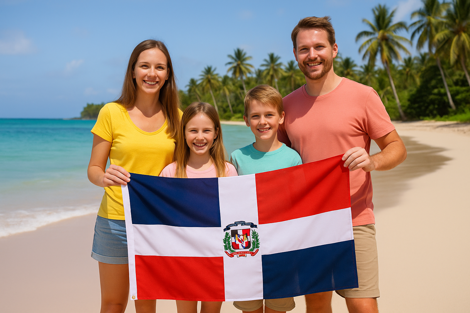 Dominikanische Republik - Deutsche Auswandererfamilie