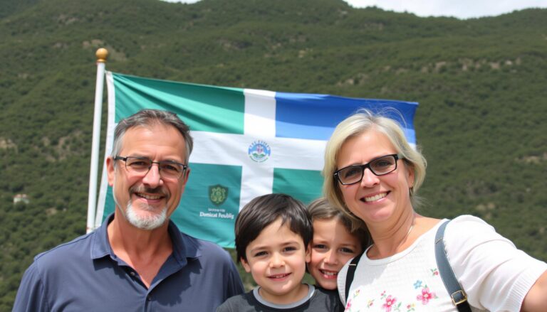 deutsche Auswandererfamilie